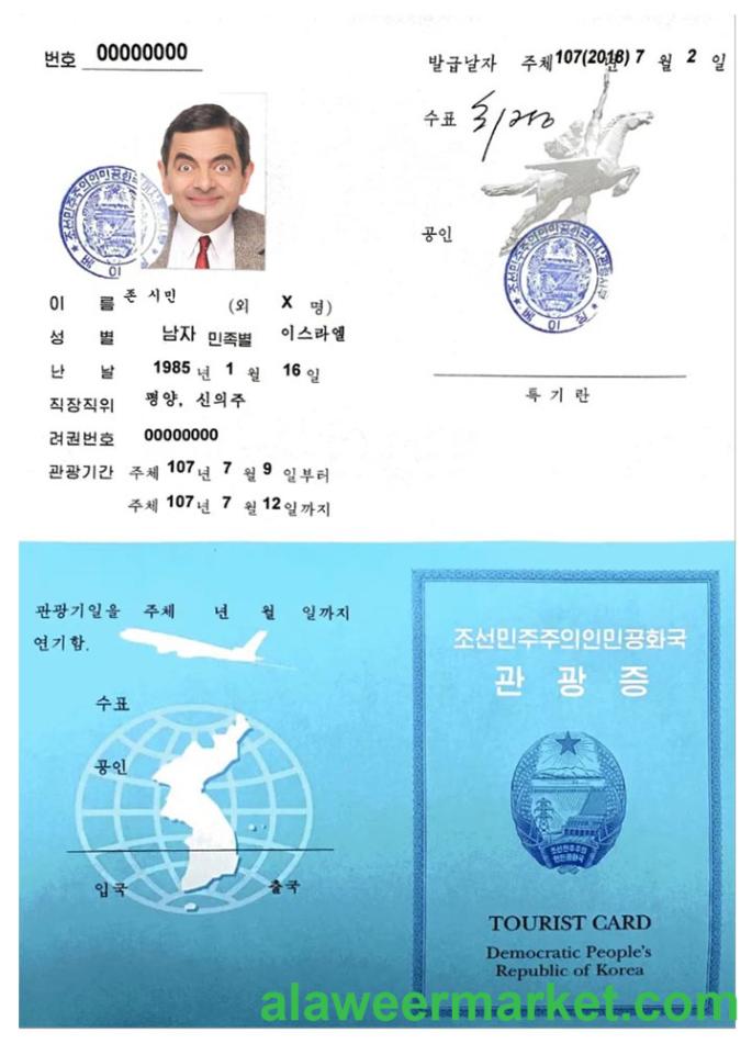 KOREA tourist card